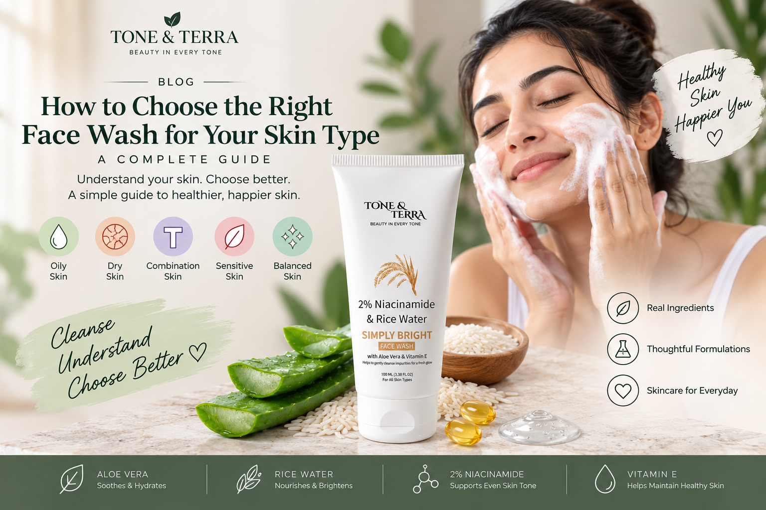 How to Choose the Right Face Wash for Your Skin Type: A Complete Guide